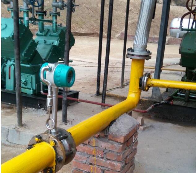 氟利昂管道流量計現場安裝使用圖